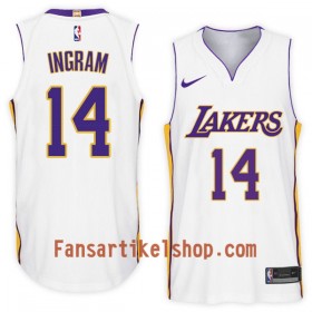 NBA Los Angeles Lakers Trikot Brandon Ingram 14 Nike 2017-18 Weiß Swingman - Herren